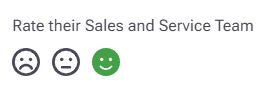 Sales and support sentiment selector